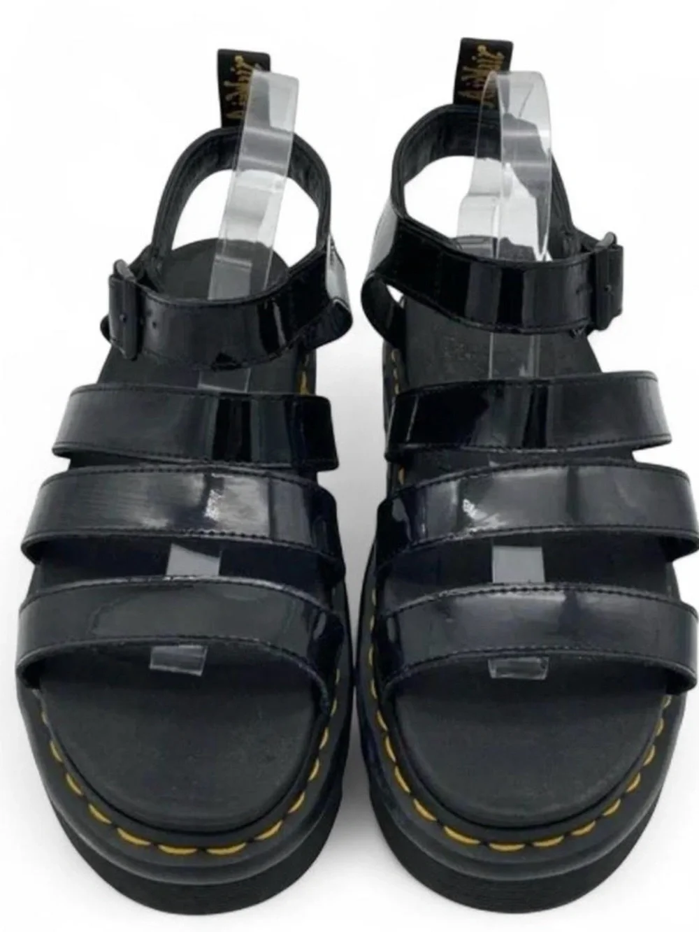 Dr. Martens Blaire Platform Black Sandals